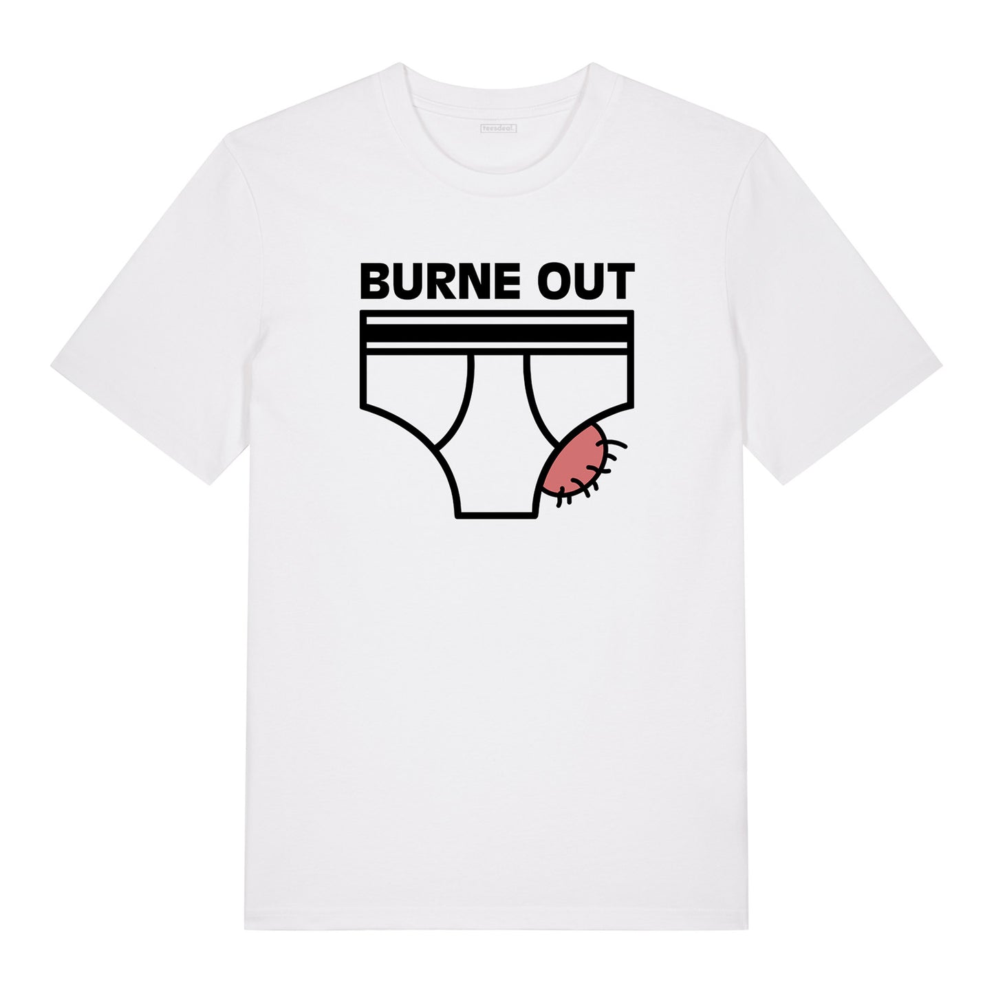 T-shirt Burn Out Parodie Burne Out