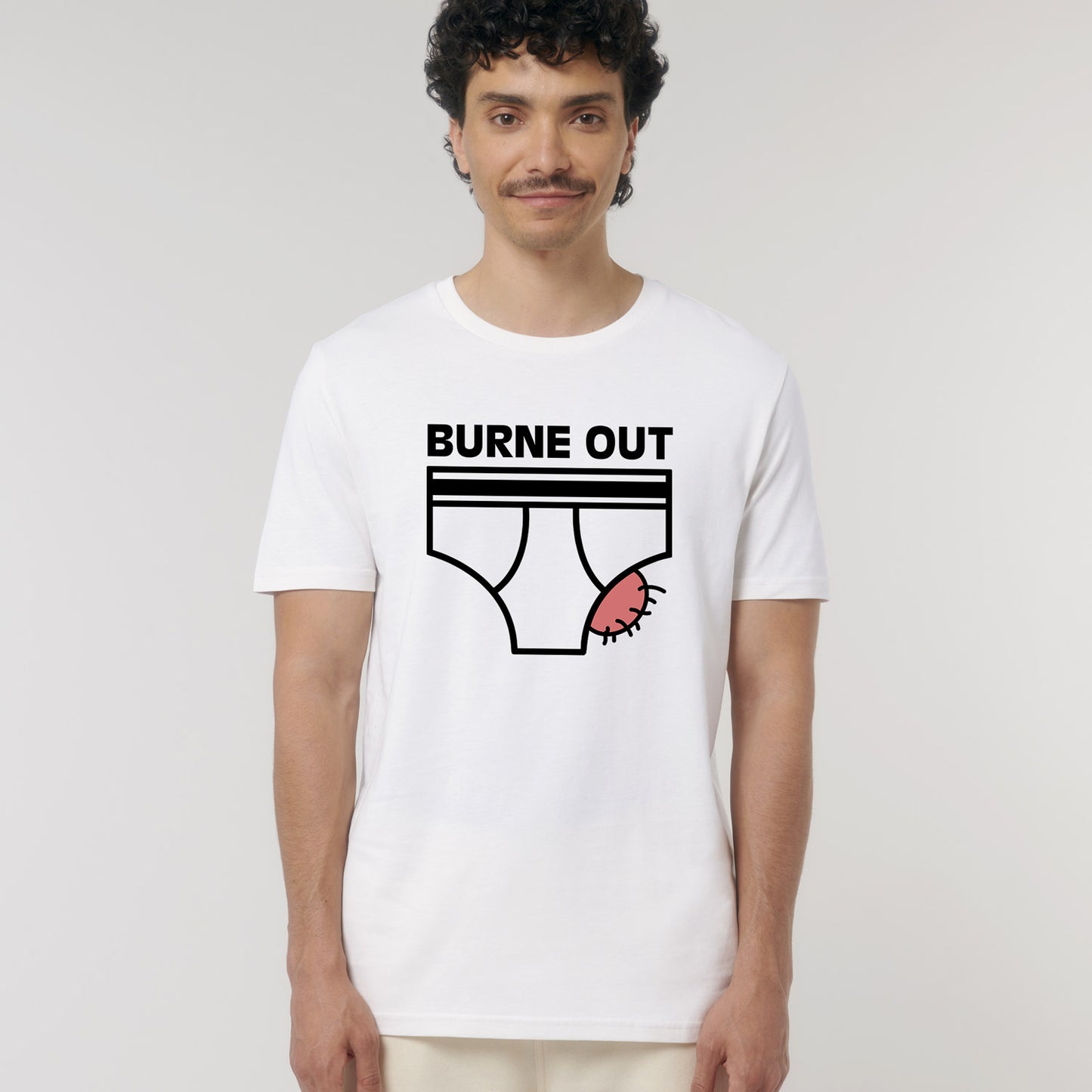 T-shirt Burn Out Parodie Burne Out