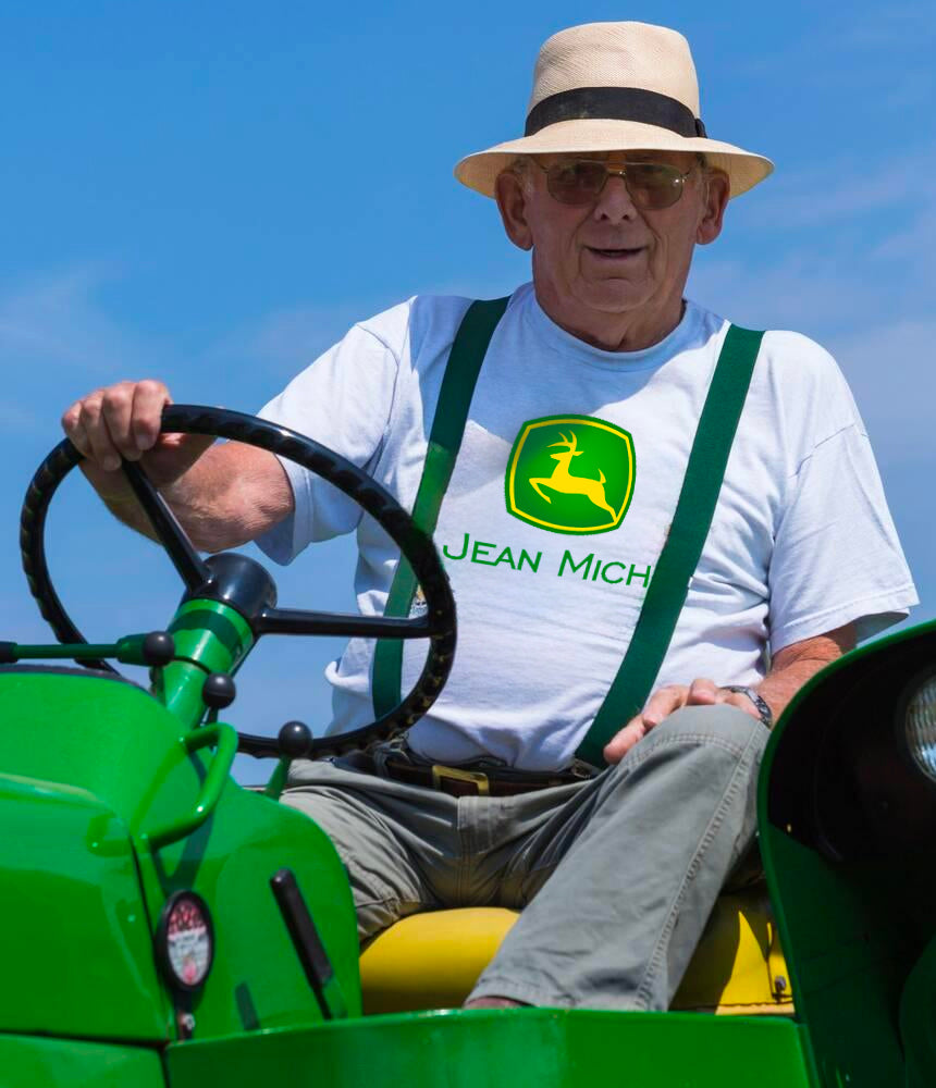 Tshirt John Deere Chasse Peche Tracteur Avec Prénom Personnalisé