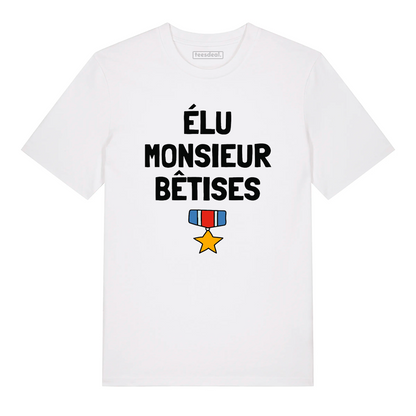 Tshirt Elue Monsieur Bêtises