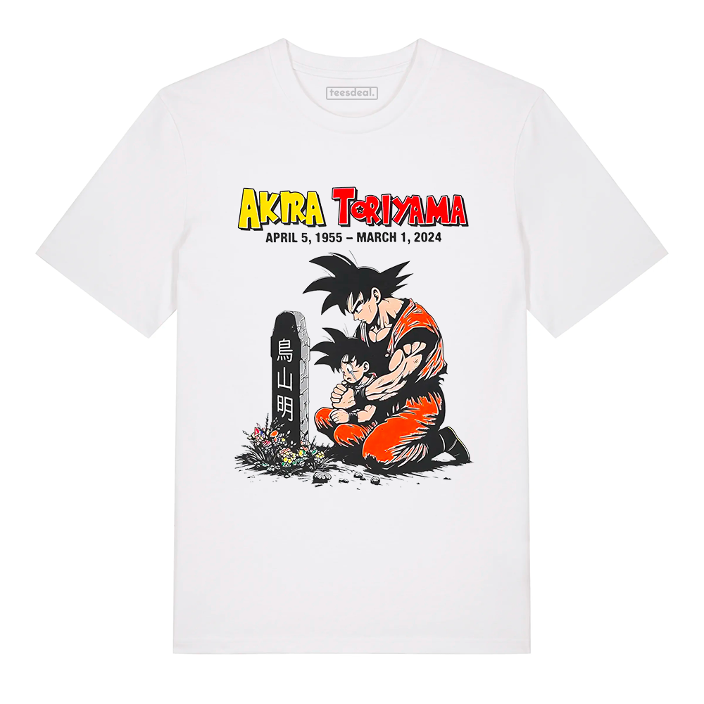 Tshirt Akira Toriyama RIP Dragon Ball DBZ