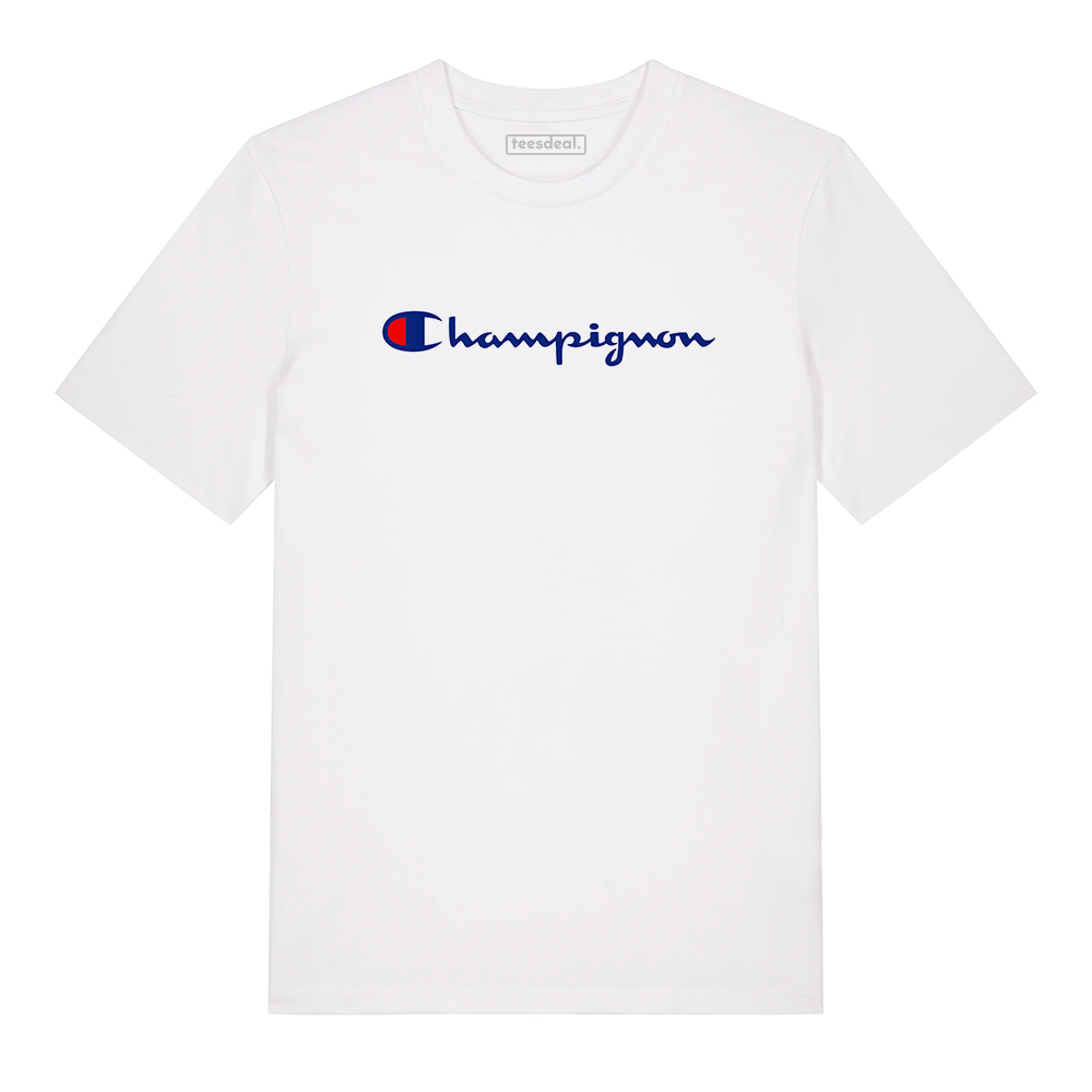 Tshirt Champignon Parodie Champion