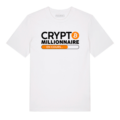 Tshirt Crypto Millionnaire En Cours