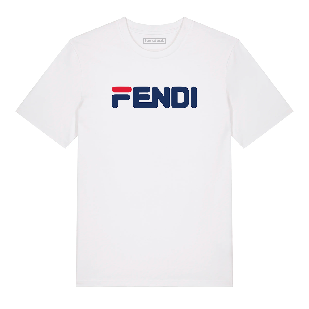 Tshirt Fendi X Fila Parodie