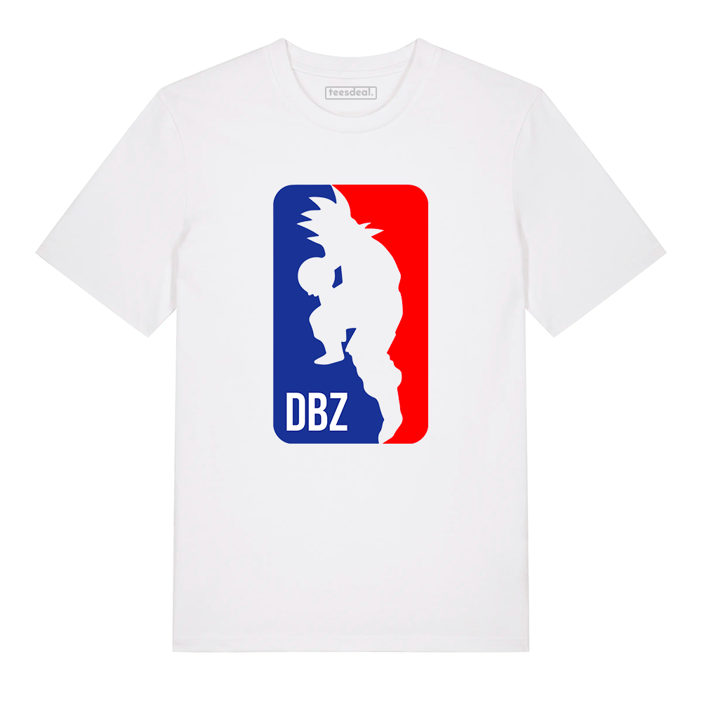 Tshirt Dragon Ball Z DBZ Only NBA Logo