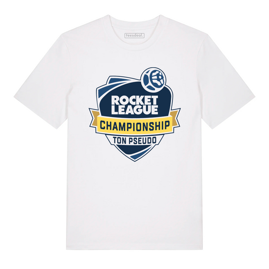 Tshirt Rocket League Avec Prénom Personnalisé Football Arcade